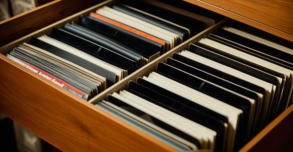 Rangement disque vinyle vintage : guide pour un rangement élégant